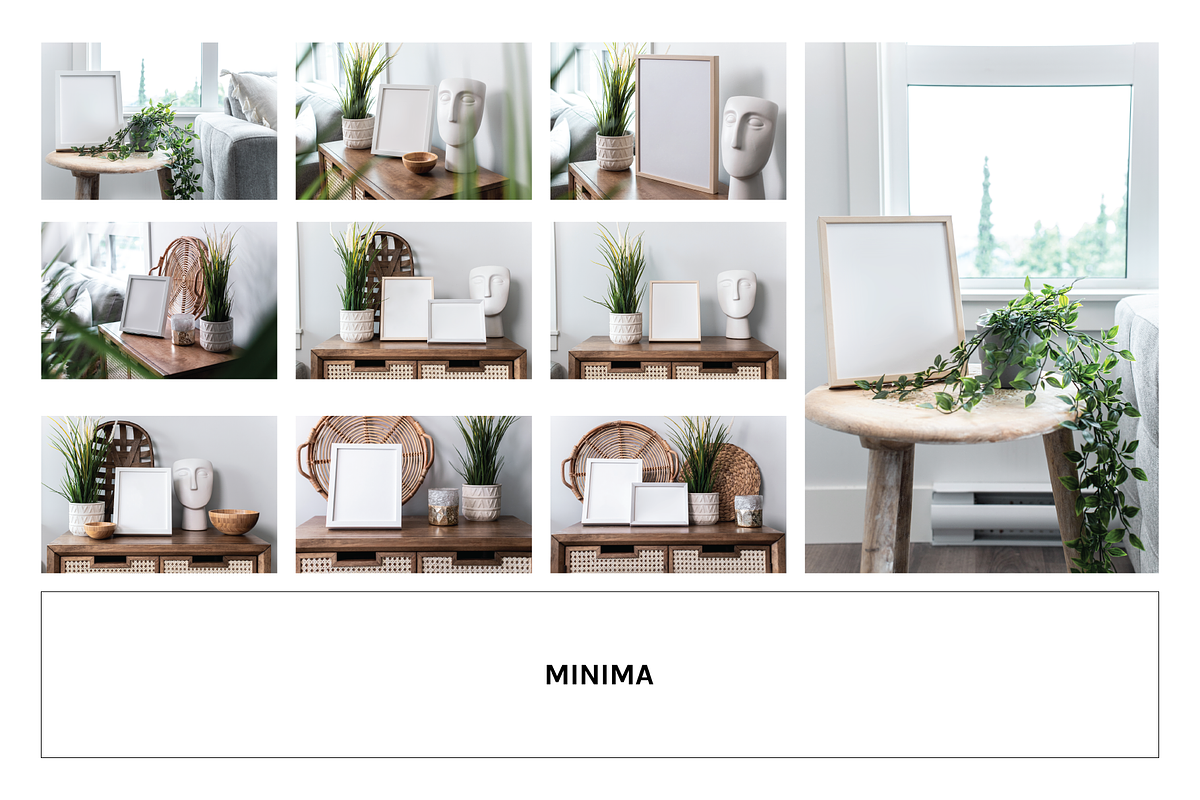 Picture Frame Mockup Mega Bundle 5, a Household Mockup by Saguaro Digital (Photo 8 of 19)