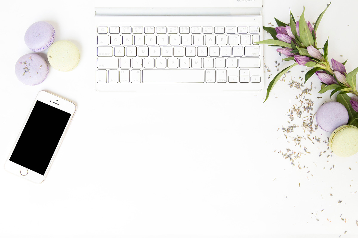 Macarons Photo Bundle & Mockups, an iPhone Mockup by Say Hello Photos (Photo 2 of 5)