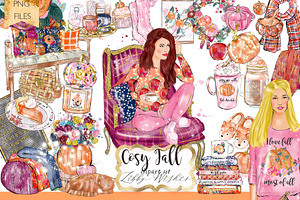 Cosy Fall Autumn Clipart