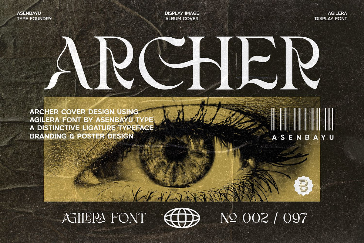 Agilera - Stylish Ligature Font, a Serif Font by Asenbayu (Photo 8 of 15)