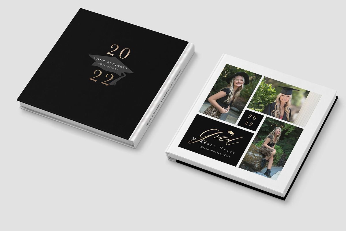 Senior Photo Album Cover, a Stationery Template by By Stephanie Design (Photo 1 of 3)