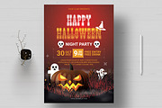 Halloween Flyer, a Flyer Template by MightyDesign (Thumbnail 1 of 8)