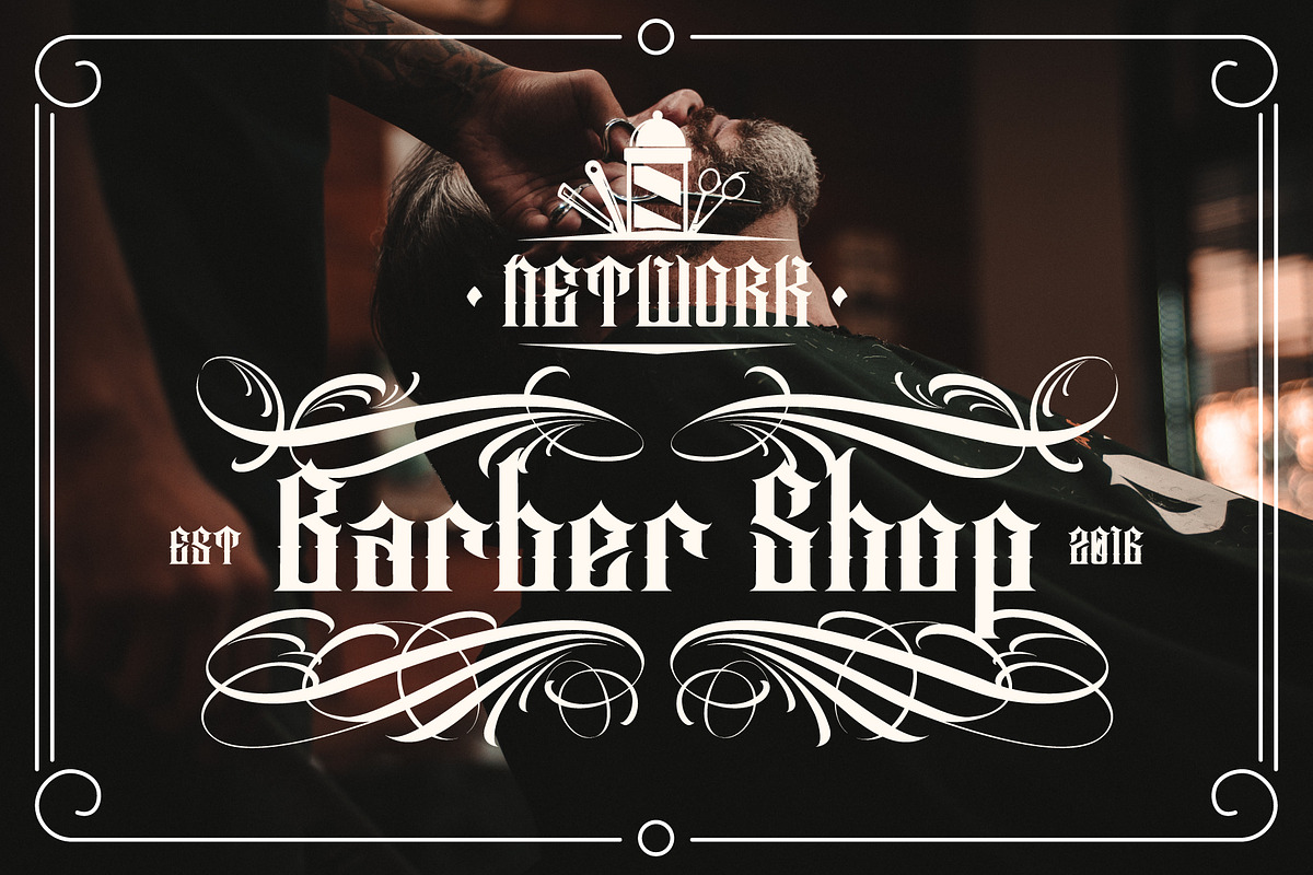 Red Royale – Blackletter Fonts, a Blackletter Font by Prioritype Co (Photo 2 of 10)