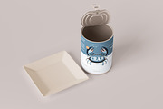 Aluminum Food Can Mockups - Large, a Cups & Container Mockup by pmvch (Thumbnail 24 of 31)