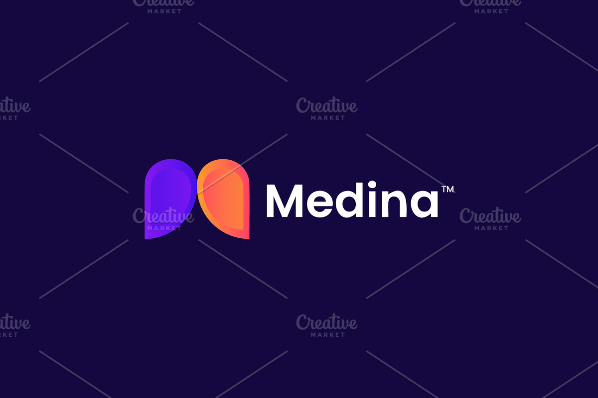 M letter modern logo design, a Branding & Logo Template by Logodesignpond (Photo 4 of 4)