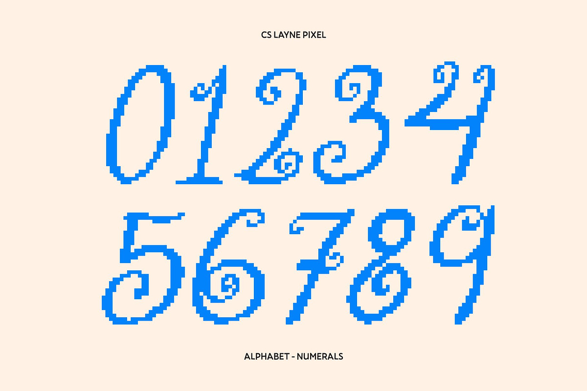 CS Layne Pixel, a Handwritten Font by Craft Supply Co. (Photo 5 of 8)