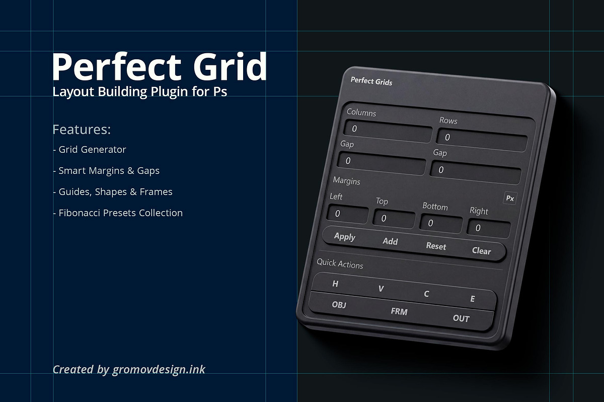 Perfect Grids: Layout Plugin, a Plug-in Add-On by Gromov Design (Photo 1 of 7)