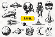 Space badge bundle, a Templates & Theme by DGIM studio (Thumbnail 7 of 9)