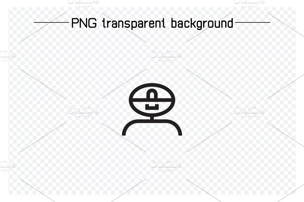 Cartoon Robot Profile Icons, an Outline Icon by Designfour (Photo 4 of 7)