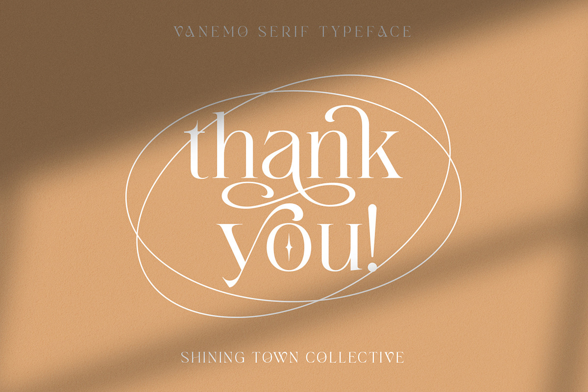 Vanemo Modern Serif Typeface, a Font by Shiningtown Creative (Photo 15 of 15)