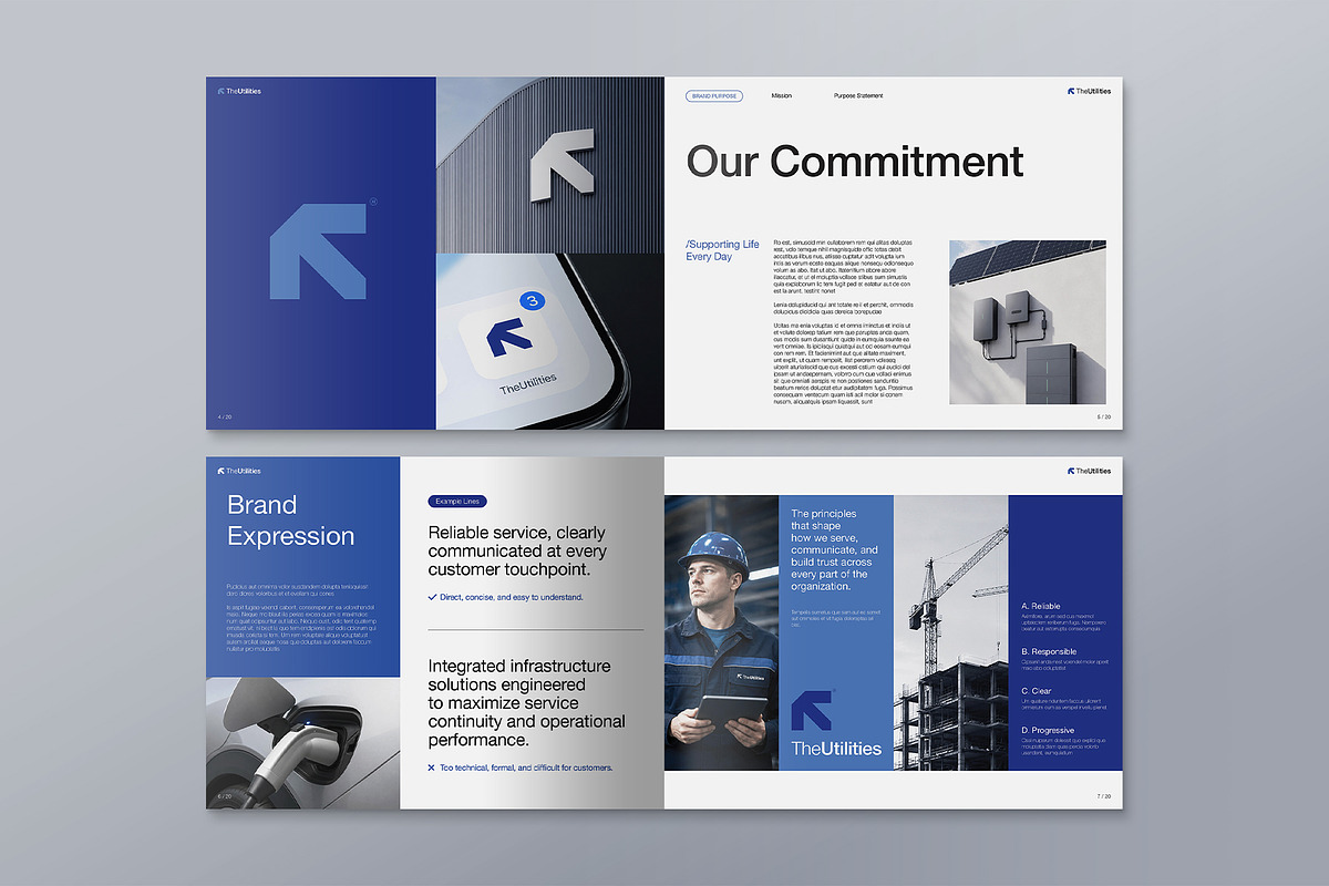 Brand Guidelines Brochure Template, a Brochure Template by BrandPacks (Photo 3 of 7)