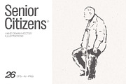 Illustrations of older people, a Person Illustration by TheMountBirdStudio (Thumbnail 1 of 5)