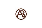 Circle AB Logo Design. BA, a Branding & Logo Template by Vectorium Studio (Thumbnail 2 of 2)
