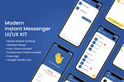 Wave - Instant Messaging/Chat UI Kit, an UI Kit Template by Eleven12 (Thumbnail 1 of 2)