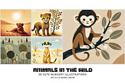 Animals in the Wild, a Decorative Illustration by Digital Art Creations (Thumbnail 3 of 8)