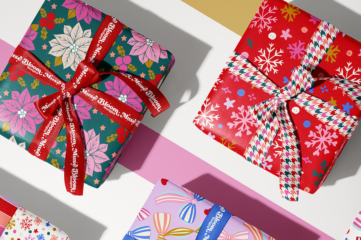 Colorful Bows Seamless Pattern, a Pattern Graphic by MuseBloomDesigns (Photo 6 of 8)