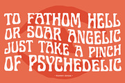 Art-Nuvo - Rough Psychedelic Font, a Font by OPENCITYDESIGNCO (Thumbnail 2 of 6)