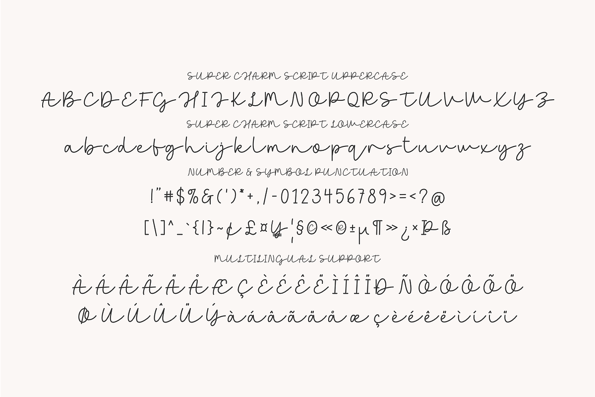 Super Charm - Font Duo, a Handwritten Font by Keithzo (Photo 10 of 11)