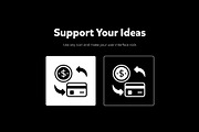 Payment and Funds Transfer, a Solid Icon by Brickclay (Thumbnail 2 of 7)