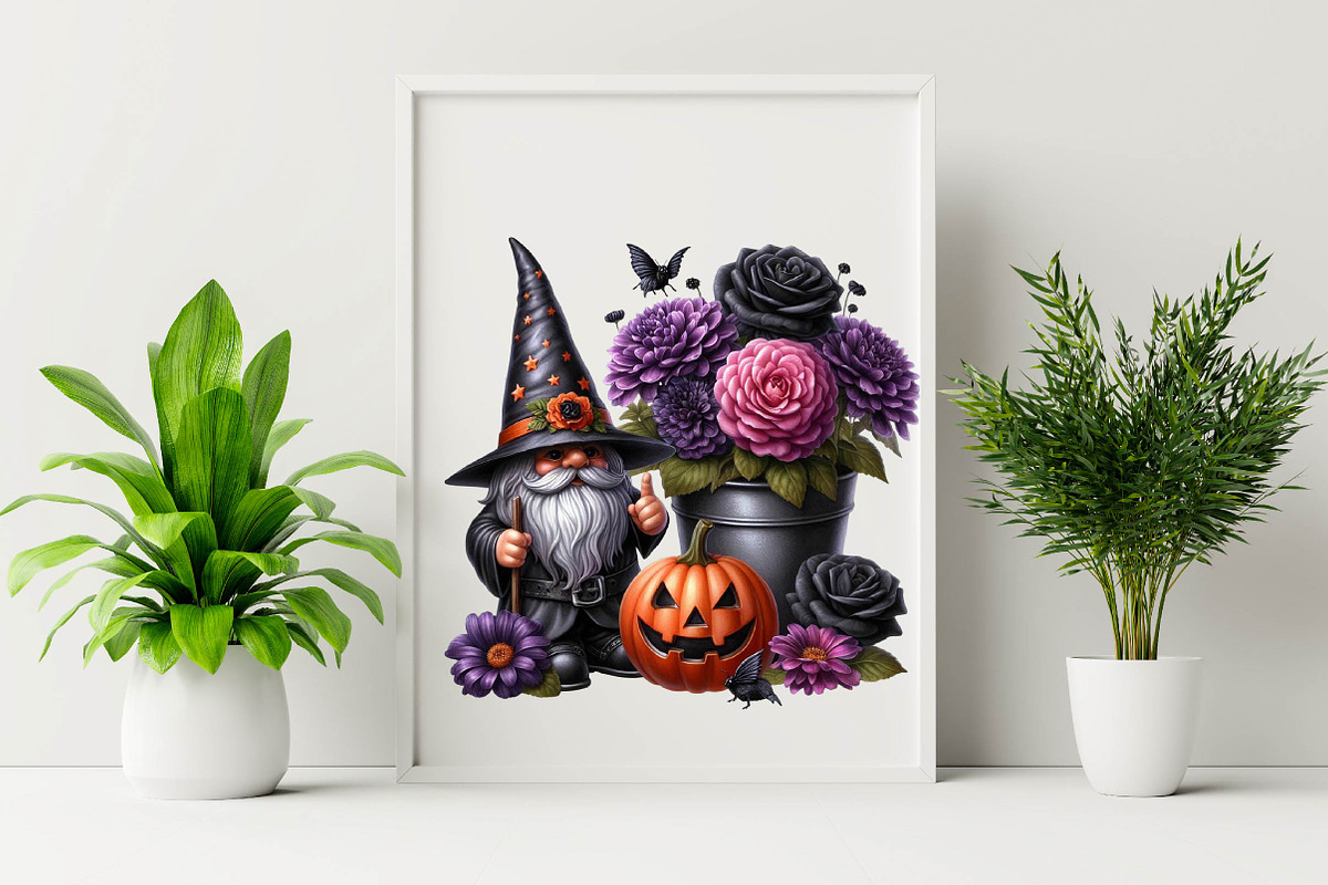 Flower Girl Gnomes  Sublimation Clip, an Illustration by SVGArt (Photo 5 of 7)