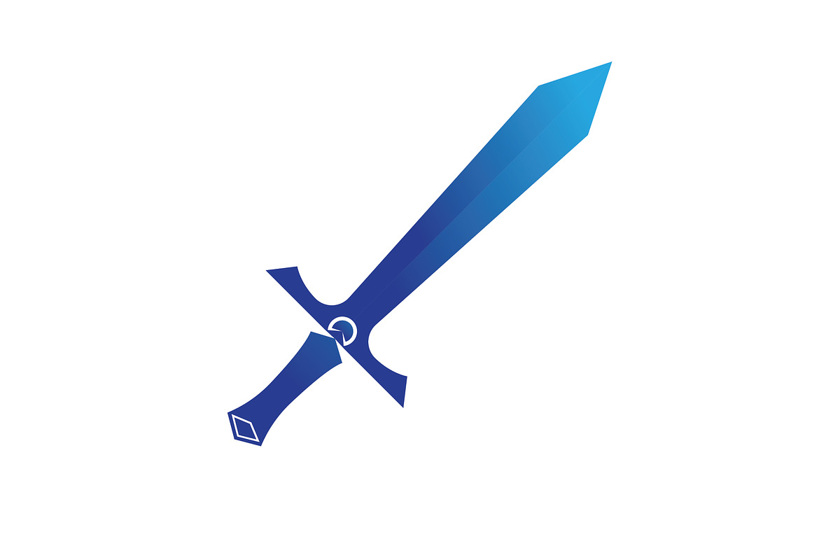 Sword game item vector symbol logo, a Branding & Logo Template by ...