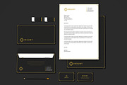 INSUNT Gold Stationery Design, a Stationery Template by Shahjhan (Thumbnail 2 of 3)