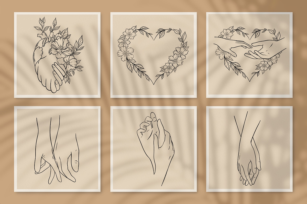 Couple in love. Line art, a Graphic by heyXeni (Photo 4 of 5)