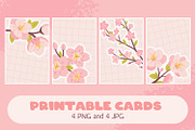 Sakura Stationery & Elements, a Stationery Template by so.ni.ka-store (Thumbnail 7 of 11)
