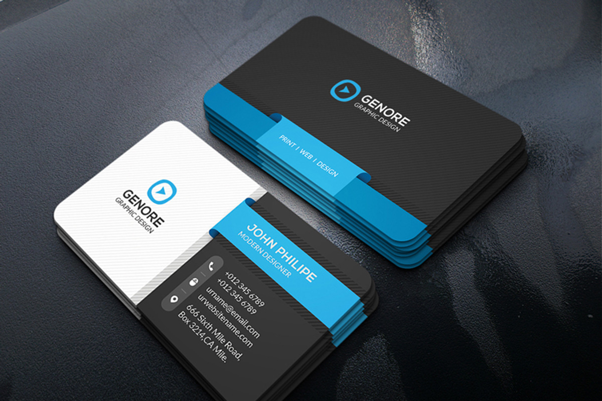 Corporate Business Card, a Business Card Template by Creative_Arts (Photo 2 of 4)