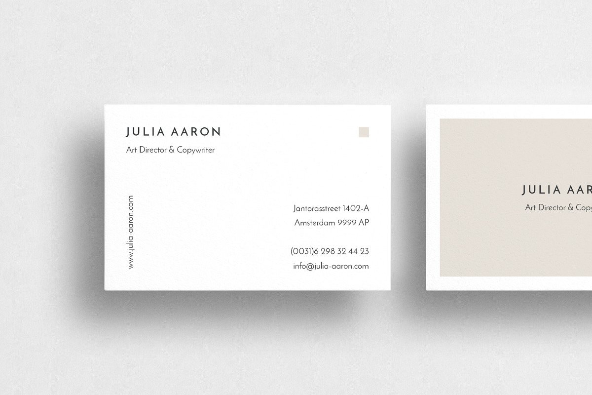 Aaron Business Card, a Business Card Template by Ruben Stom (Photo 2 of 5)