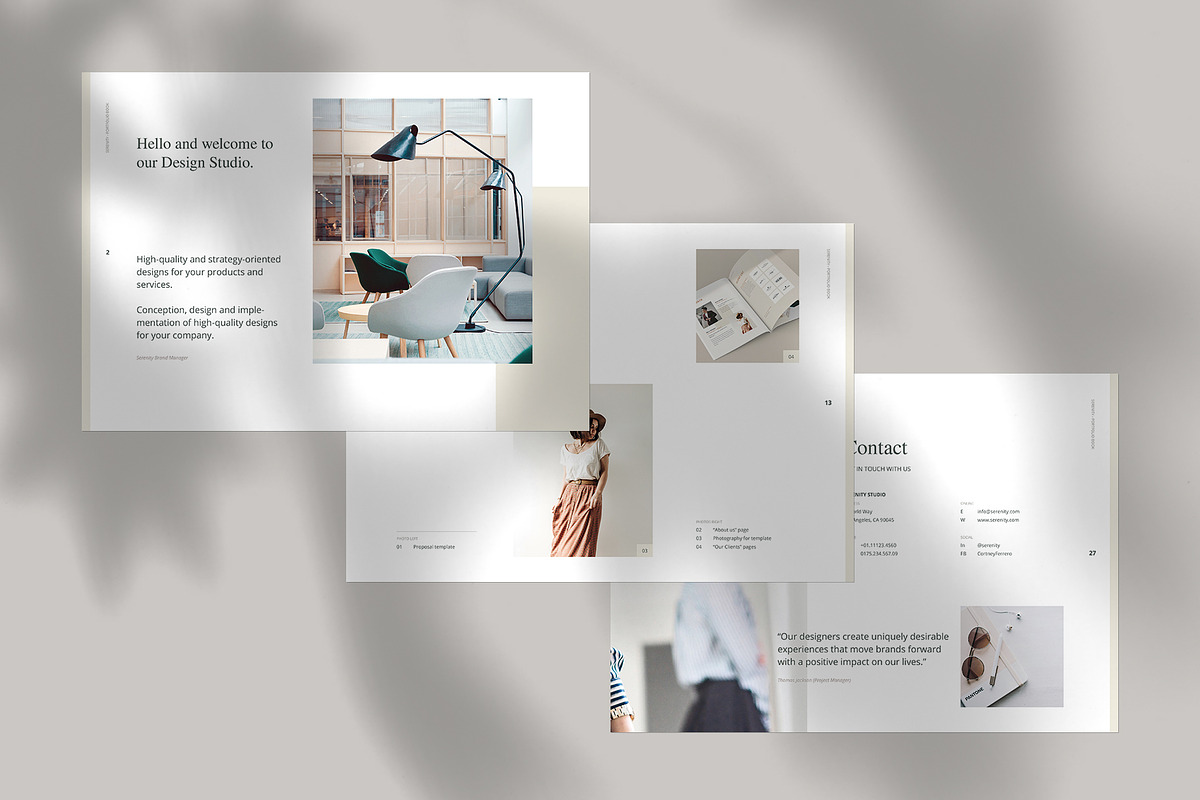 Serenity Portfolio Book, a Brochure Template by Imagination Area (Photo 8 of 9)