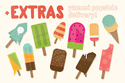 The Ice Cream Font, a Sans Serif Font by Vitek Graphic (Thumbnail 4 of 6)