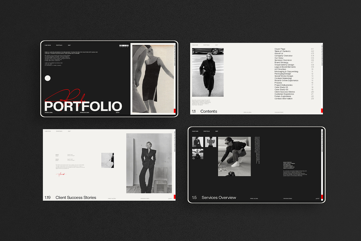 RUBE | Brand Portfolio Presentation, a Presentation Template by CreativexGenius (Photo 9 of 11)