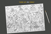 COLORING Book for Kids Pages, an Animal Illustration by Alisa Fimen Design (Thumbnail 9 of 9)