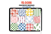Bloom Procreate Pattern Brushes, a Brushes & More by Brush Lab (Thumbnail 7 of 8)