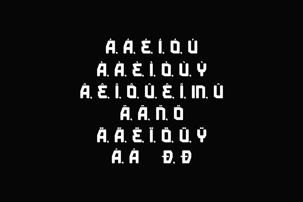 Gifasen - Techno Font, a Sans Serif Font by QR Design Studio (Photo 4 of 8)