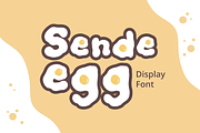 Sende Egg - Display Font, a Handwritten Font by Attype (Thumbnail 1 of 8)