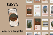 Aesthetic Instagram Templates, a Social Media Template by Wild Wander Collective (Thumbnail 3 of 8)