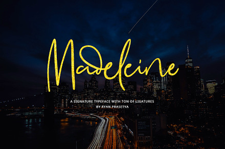 Madeleine Signature (+Webfont)