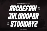 Vorexa - Modern Sport Font, a Sans Serif Font by Flawless And Co (Thumbnail 10 of 10)