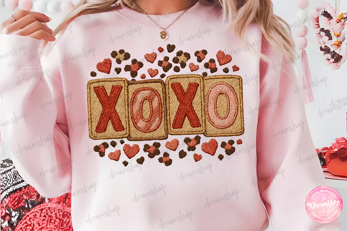 XOXO Knit Png, Xoxo Yarn PNG, Trendy, an Illustration by CreationArt (Photo 4 of 6)