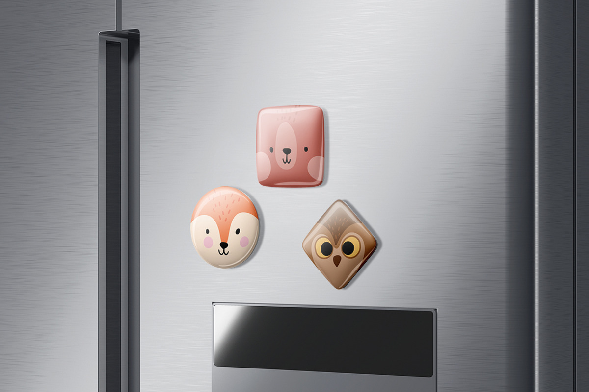 Fridge Magnet Mockups, a Product Mockup by rebrandy (Photo 3 of 11)
