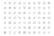 200 Education Hand Drawn Doodle Icon, an Outline Icon by Creative Stall (Thumbnail 3 of 4)