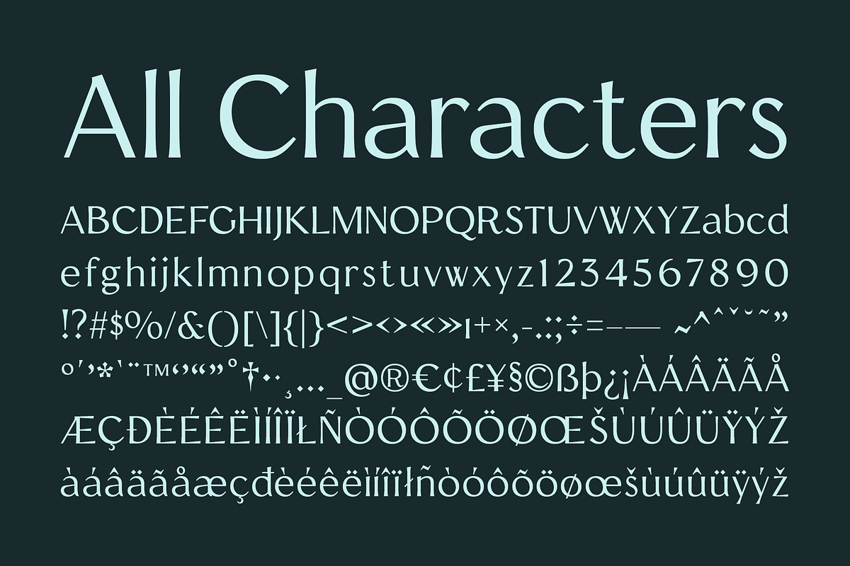 CS Coster – Contemporary Font, a Sans Serif Font by Craft Supply Co. (Photo 8 of 8)