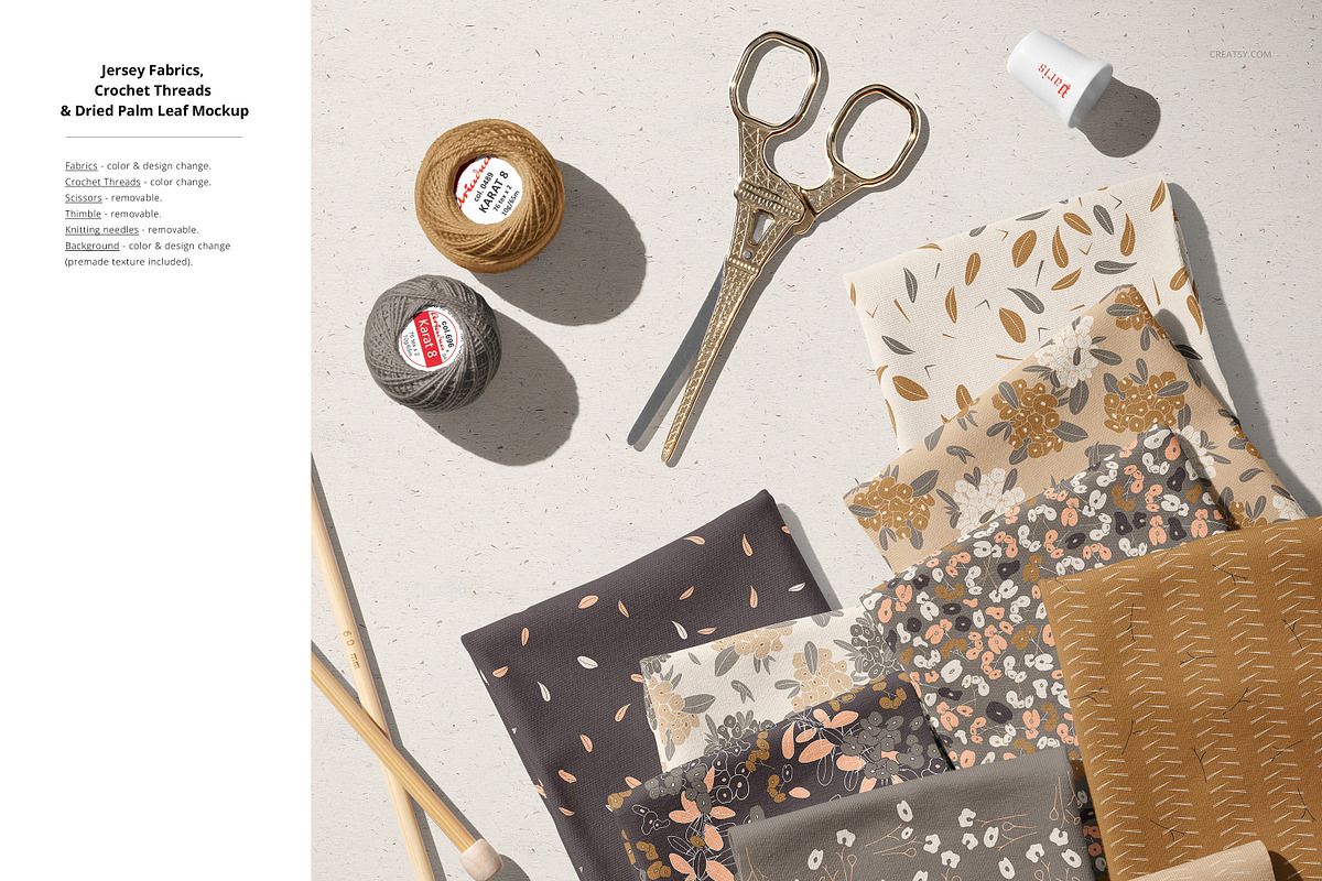 Fabric Factory v.8 Mockup Bundle, a Merchandise Mockup by creatsy5 (Photo 11 of 53)