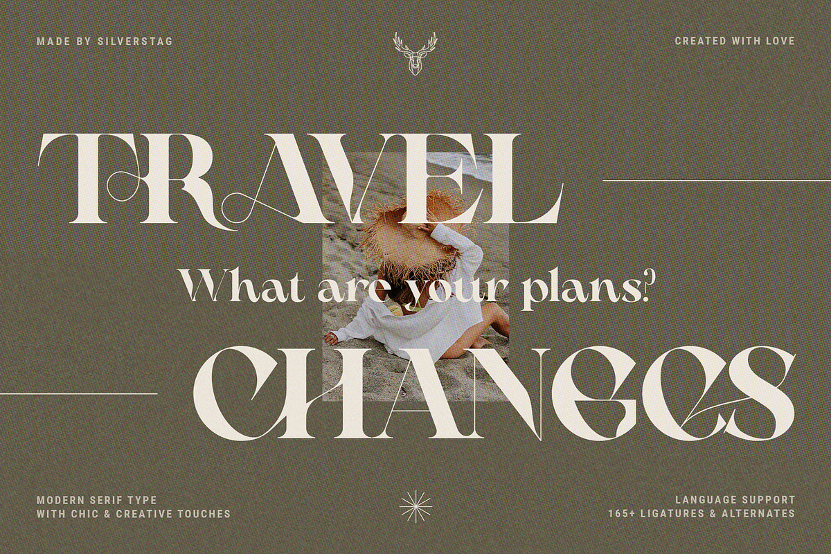 RATHER RISQUE - Ligature Serif Font, a Serif Font by SilverStag Type Foundry (Photo 5 of 27)
