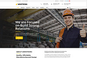 ArmStrong- Industrial & Business, a WordPress Template by Cherry Wordpress Theme (Thumbnail 3 of 11)