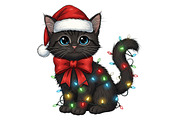 Angry Christmas black cats, an Object Graphic by Pixxel_Studio (Thumbnail 5 of 6)