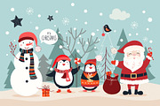 Christmas elements collection, a Decorative Illustration by Letto studio (Thumbnail 2 of 3)