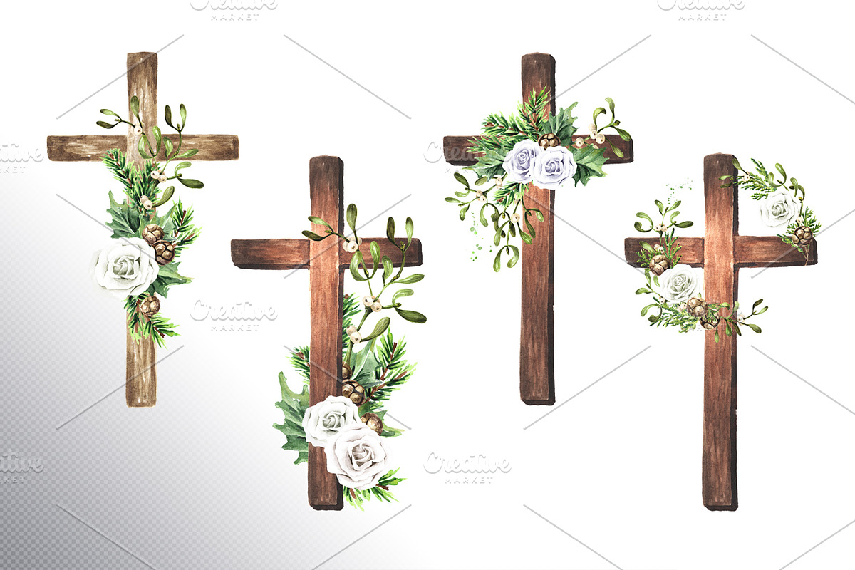 Catholic. Watercolor collection, an Object Illustration by Daria Ustiugova (Photo 6 of 12)